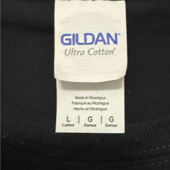 Dog Lover T-Shirt - Being a Mom Is Ruff T-Shirt Black Sz Large - Picture 4 of 4